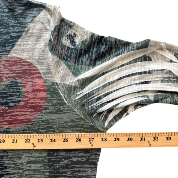 Jess & Jane Womens 3X Tunic Tee Milan Stretch Boho Artsy Art to Wear Unique - Picture 9 of 13